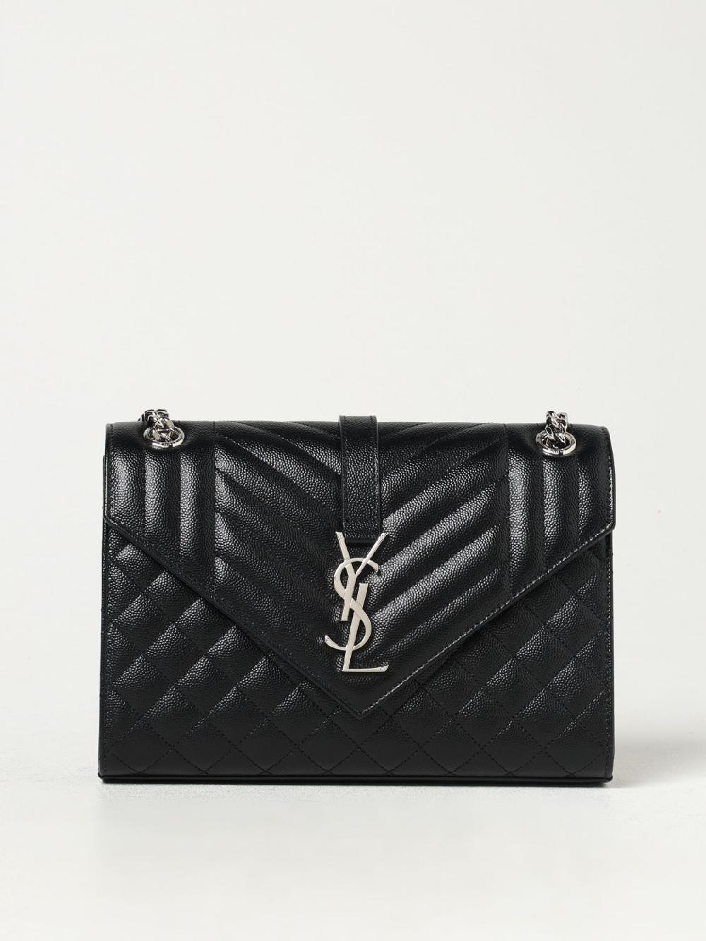 Giglio Borsa Envelope Saint Laurent in pelle matelassè grain de proude