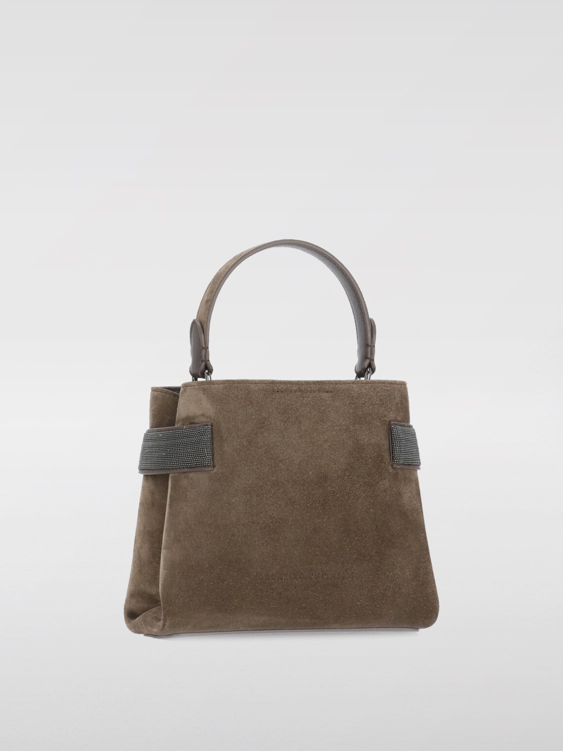 Giglio Borsa Essence Brunello Cucinelli In Pelle Scamosciata