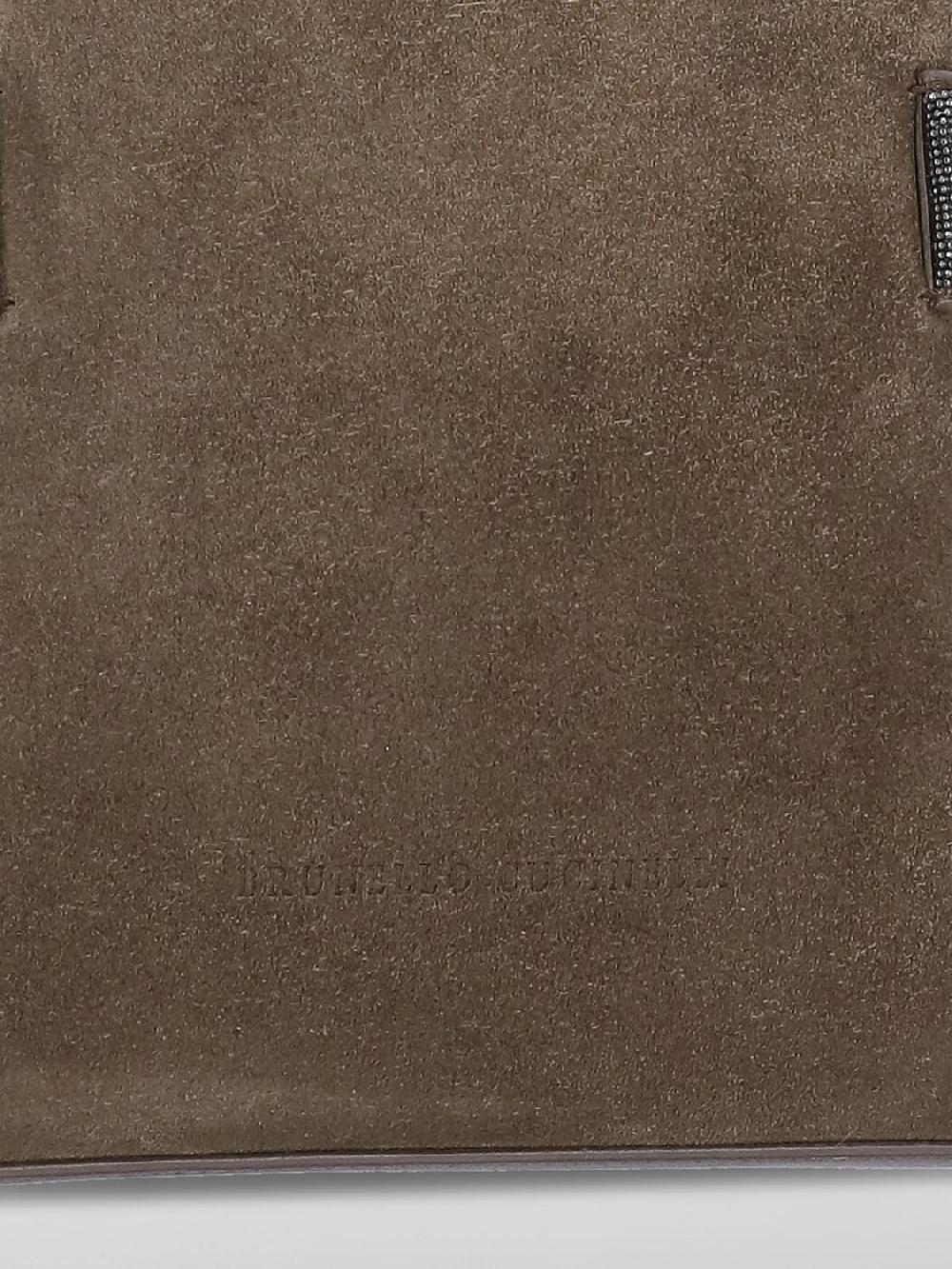 Giglio Borsa Essence Brunello Cucinelli In Pelle Scamosciata