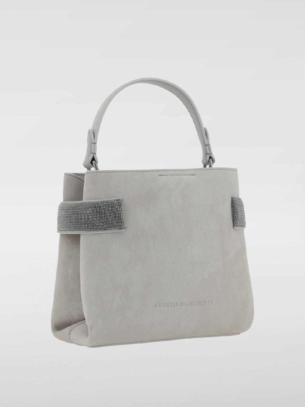 Giglio Borsa Essence Brunello Cucinelli In Pelle Scamosciata