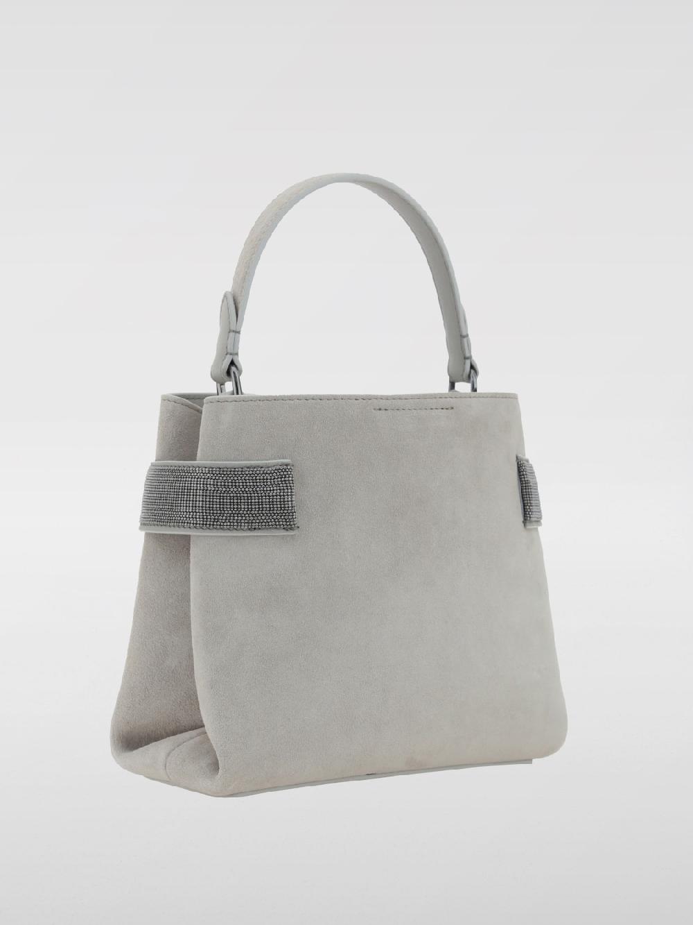 Giglio Borsa Essence Brunello Cucinelli In Pelle Scamosciata