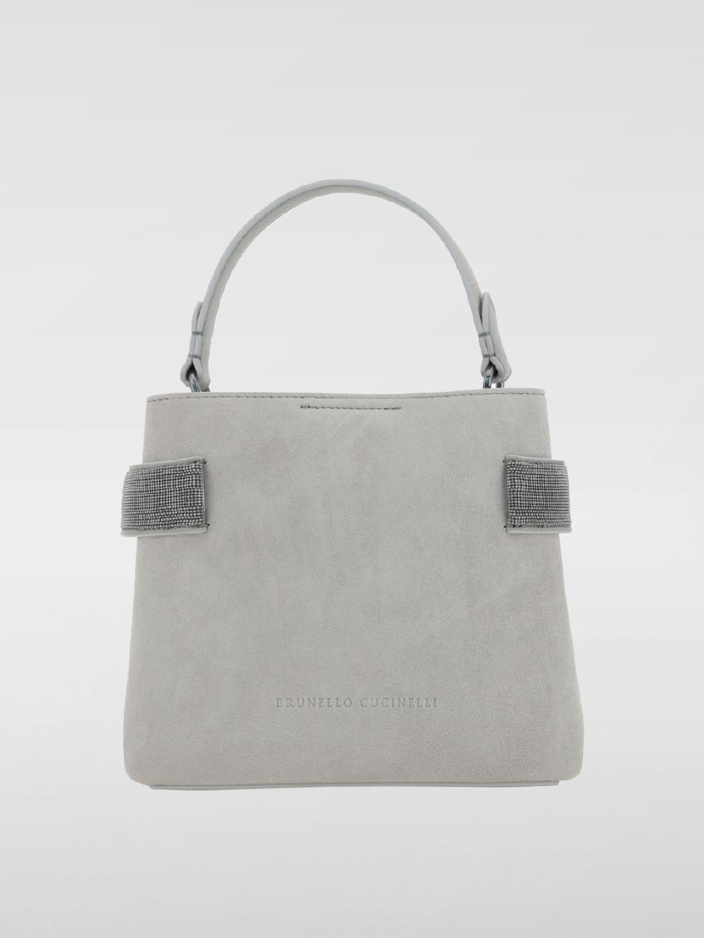 Giglio Borsa Essence Brunello Cucinelli in pelle scamosciata