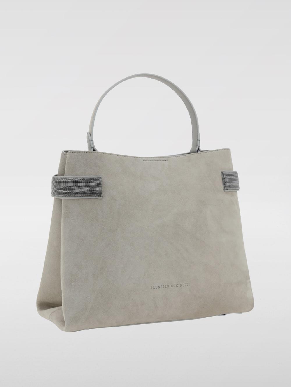 Giglio Borsa Essence Brunello Cucinelli In Pelle Scamosciata