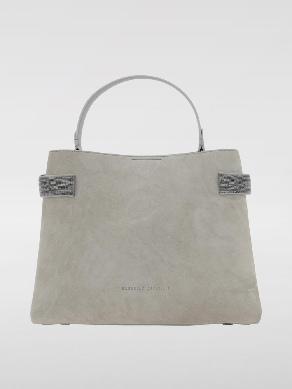 Giglio Borsa Essence Brunello Cucinelli in pelle scamosciata