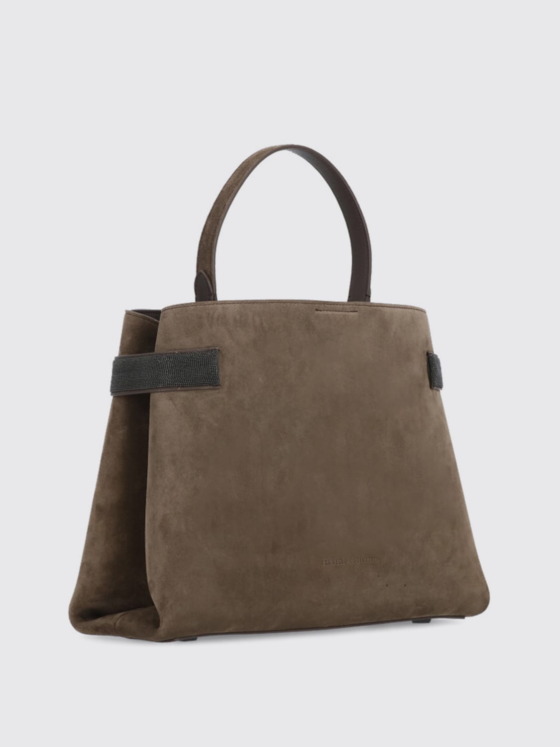Giglio Borsa Essence Brunello Cucinelli In Pelle Scamosciata