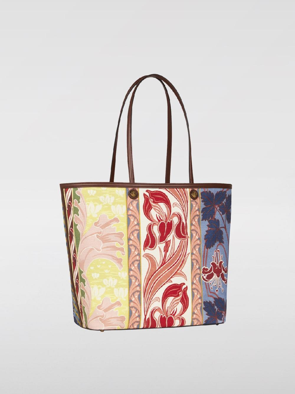 Giglio Borsa Essential Etro In Canvas Con Stampa Floreale
