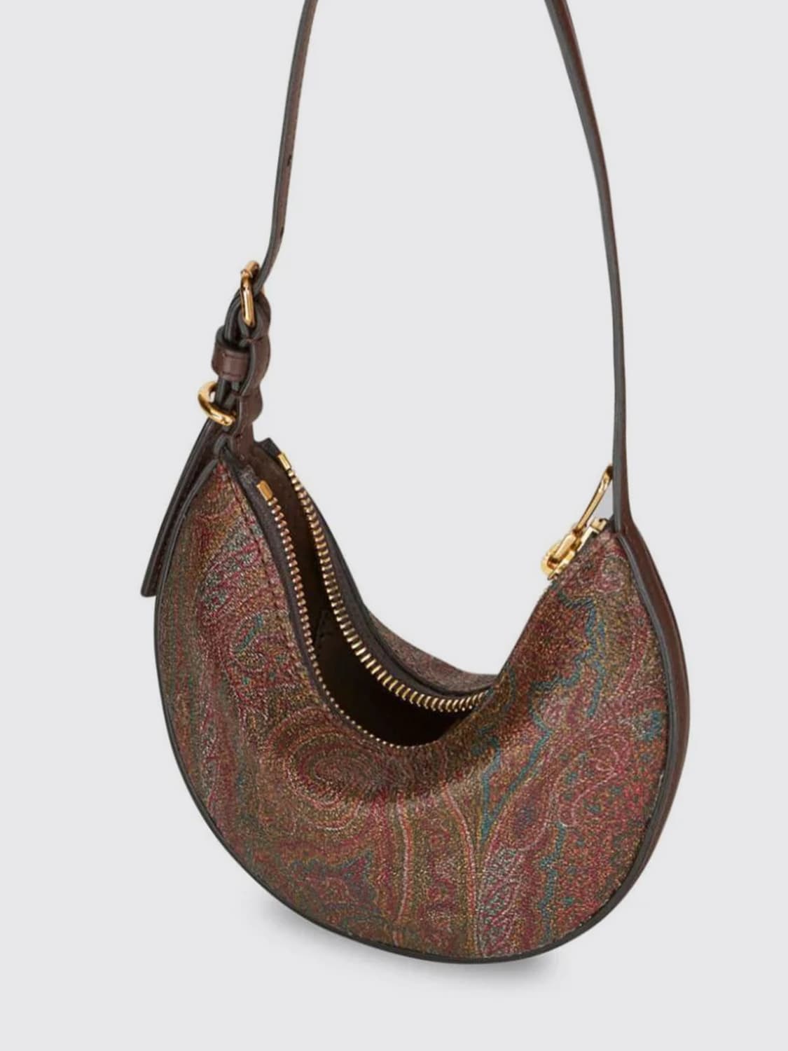 Giglio Borsa Essential Etro In Cotone Spalmato Con Paisley All Over