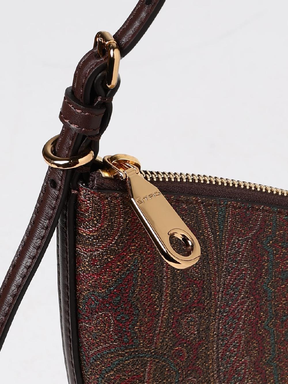Giglio Borsa Essential Etro In Cotone Spalmato Con Paisley All Over