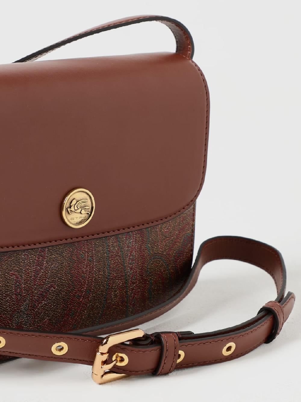 Giglio Borsa Essential Etro In Cotone Spalmato E Pelle