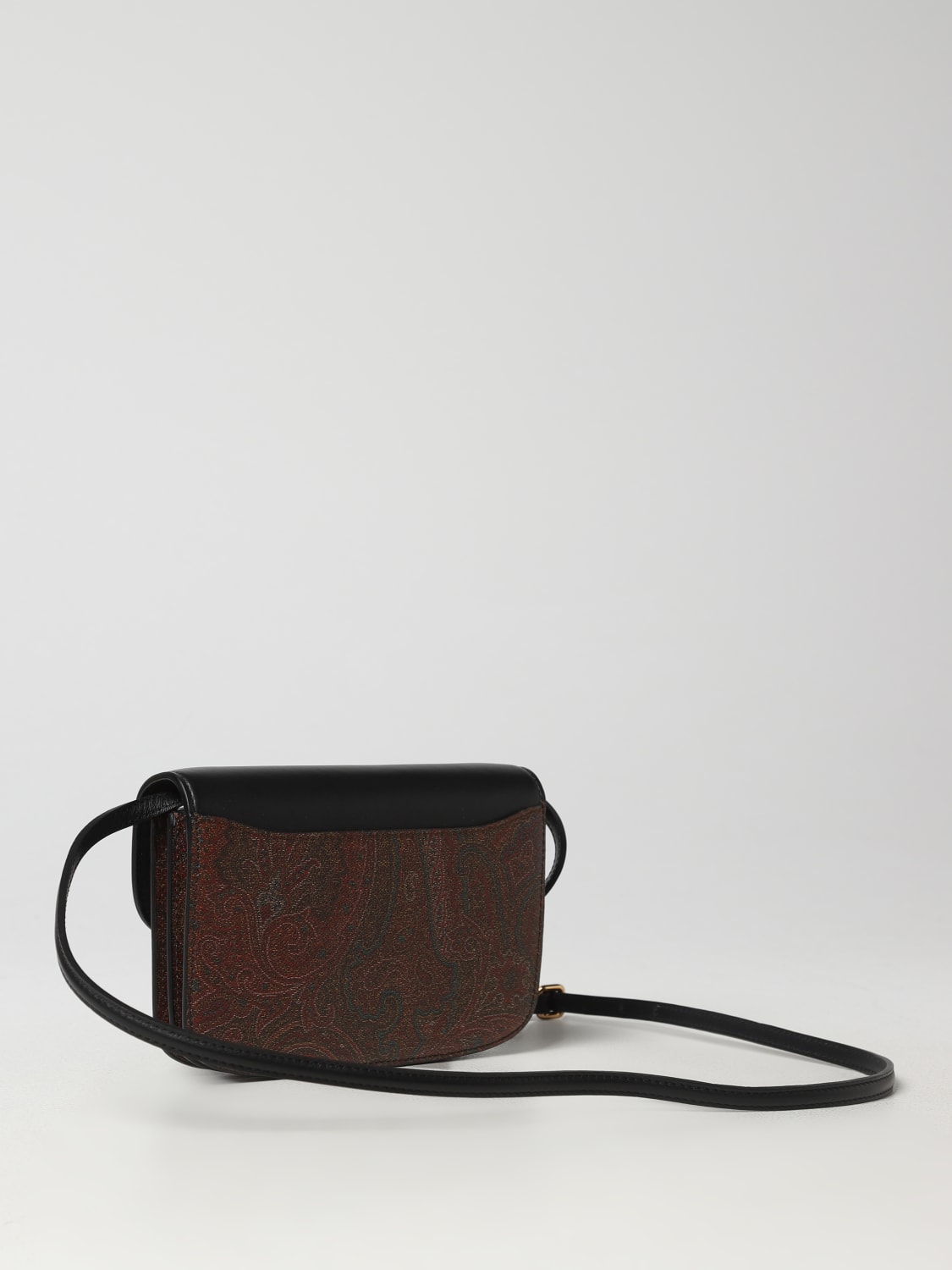 Giglio Borsa Essential Etro In Cotone Spalmato E Pelle Con Logo