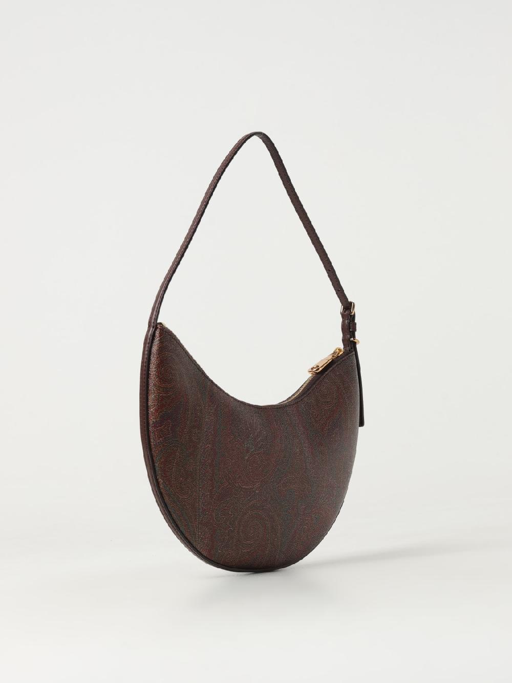 Giglio Borsa Etro In Cotone Spalmato A Grana Opaca Con Paisley All Over