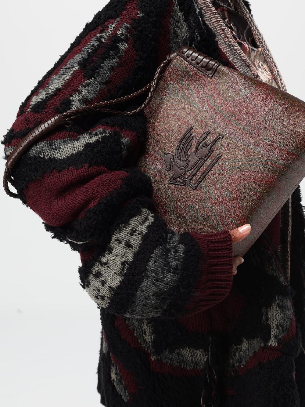 Giglio Borsa Etro In Cotone Spalmato Con Motivo Paisley