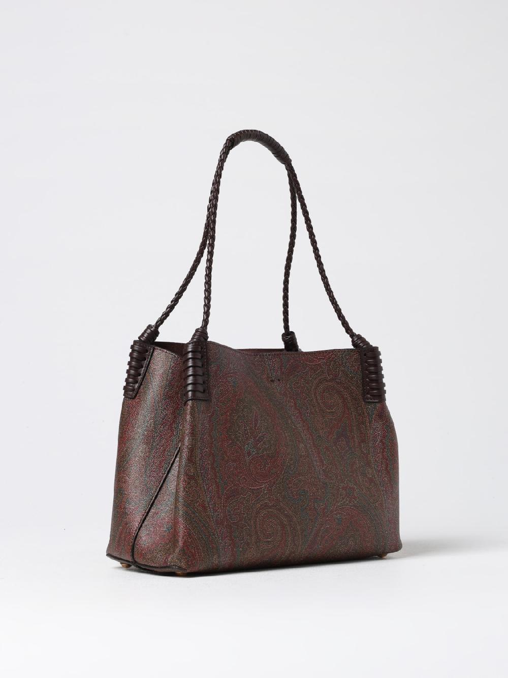 Giglio Borsa Etro In Cotone Spalmato Con Motivo Paisley