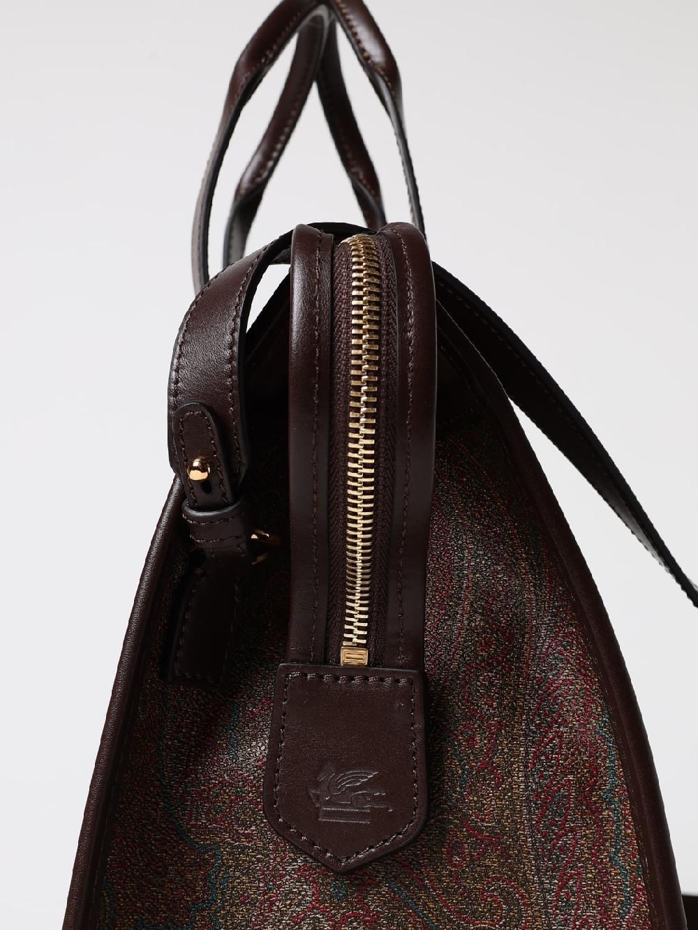 Giglio Borsa Etro In Cotone Spalmato Con Paisley All Over