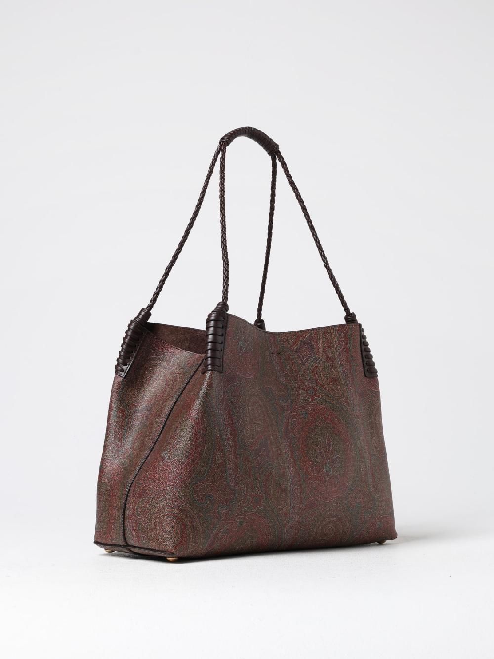 Giglio Borsa Etro In Cotone Spalmato Con Stampa Paisley