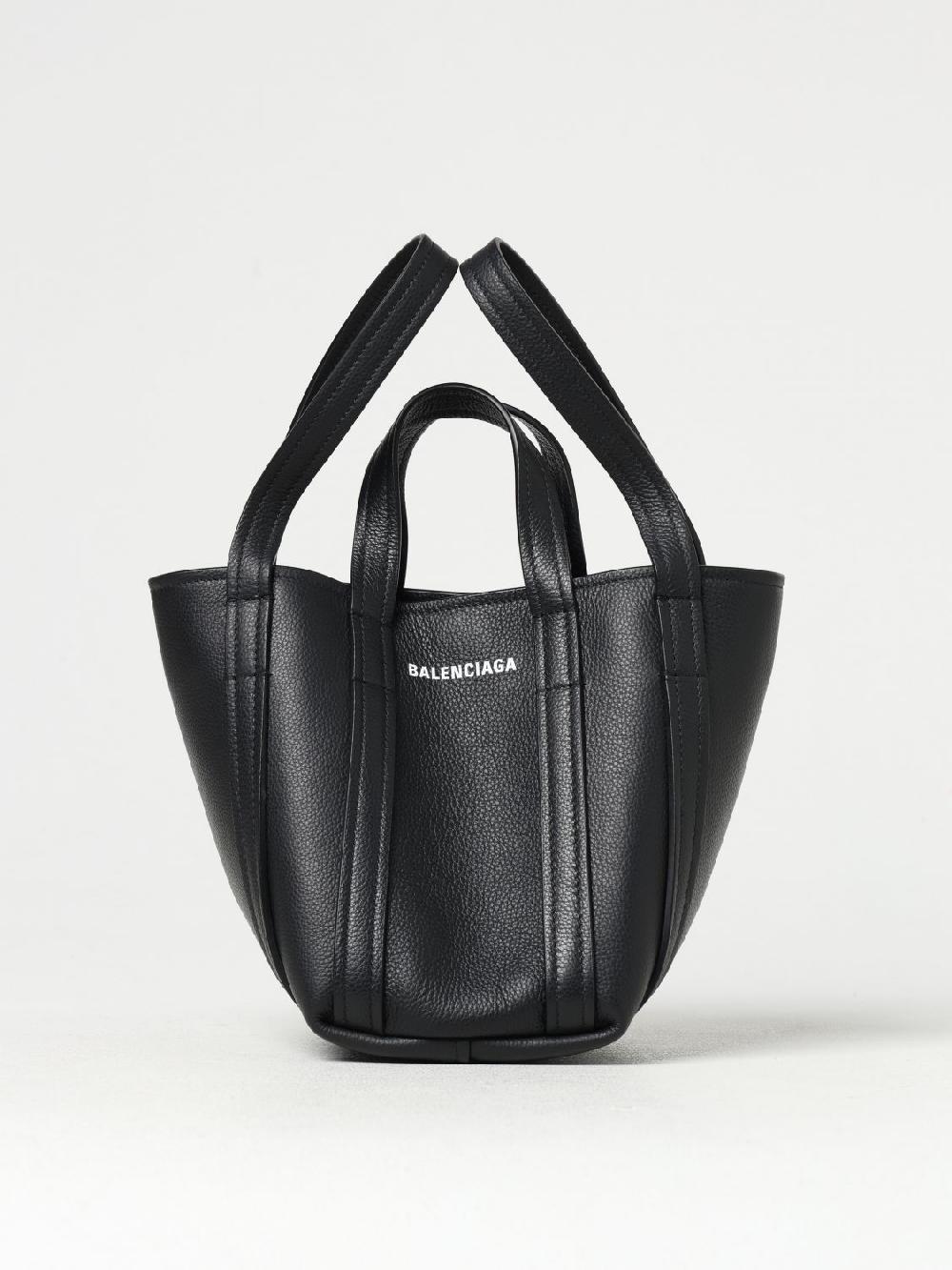 Giglio Borsa Everyday N/S Balenciaga in pelle a grana