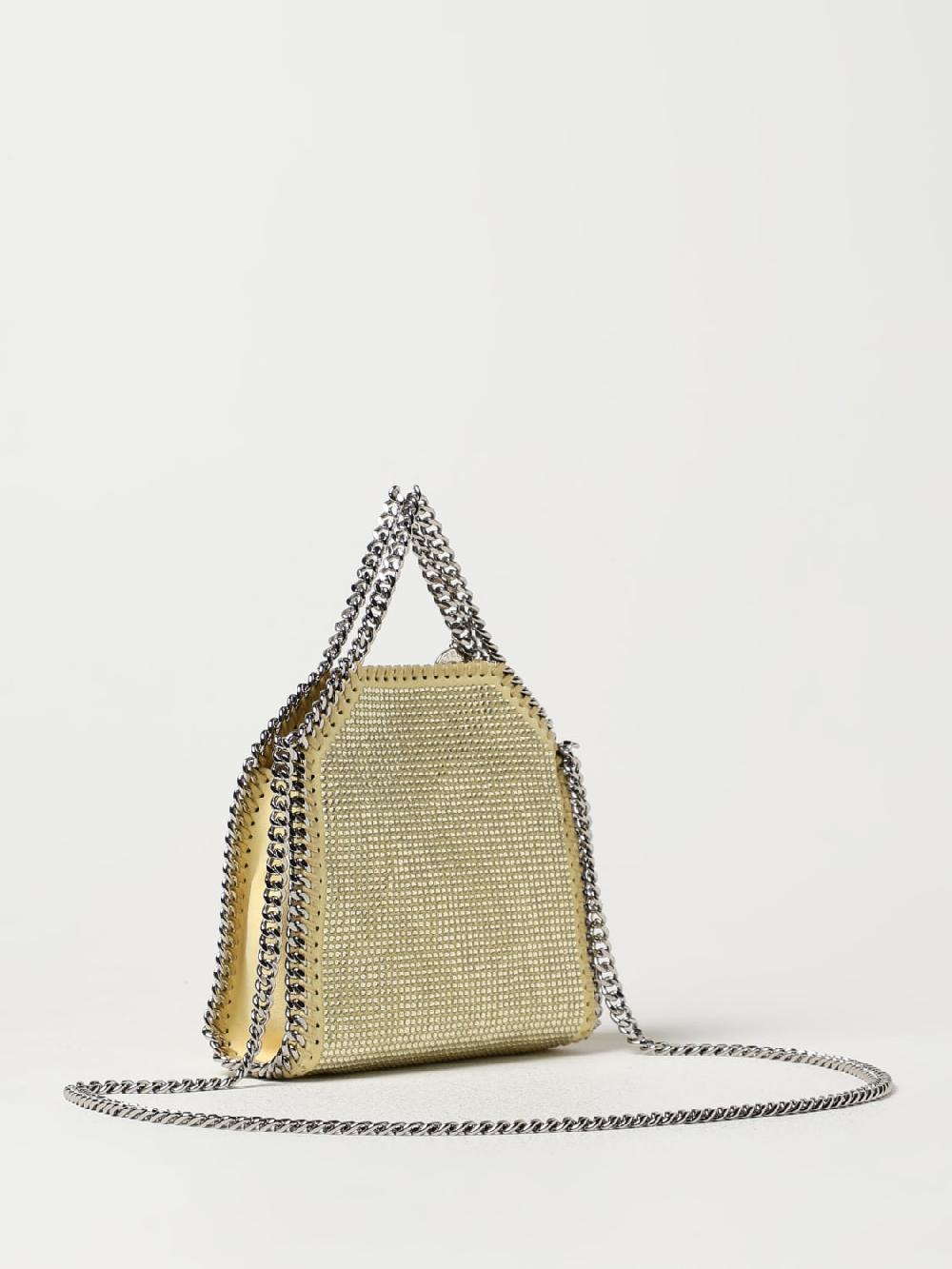 Giglio Borsa Falabella Stella McCartney In Camoscio Sintetico Con Strass All Over