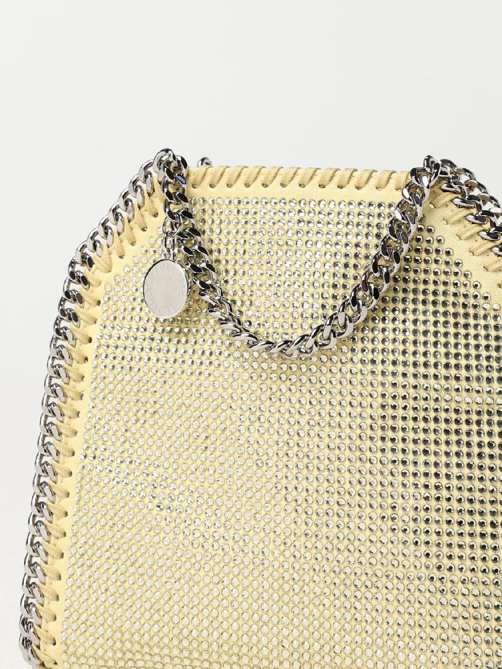 Giglio Borsa Falabella Stella McCartney In Camoscio Sintetico Con Strass All Over