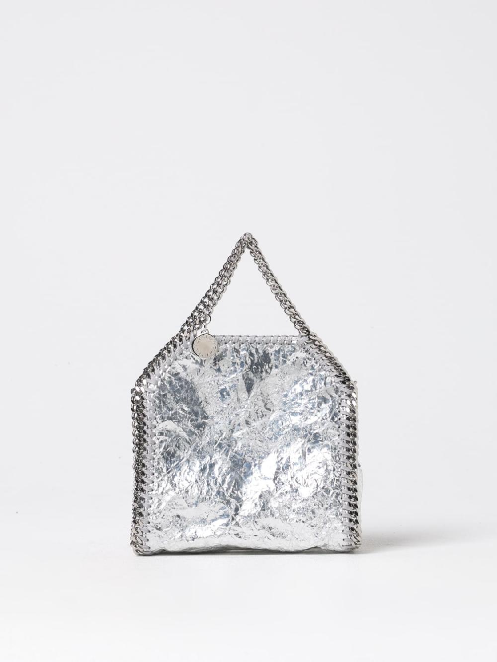 Giglio Borsa Falabella Stella McCartney in nylon metallizzato