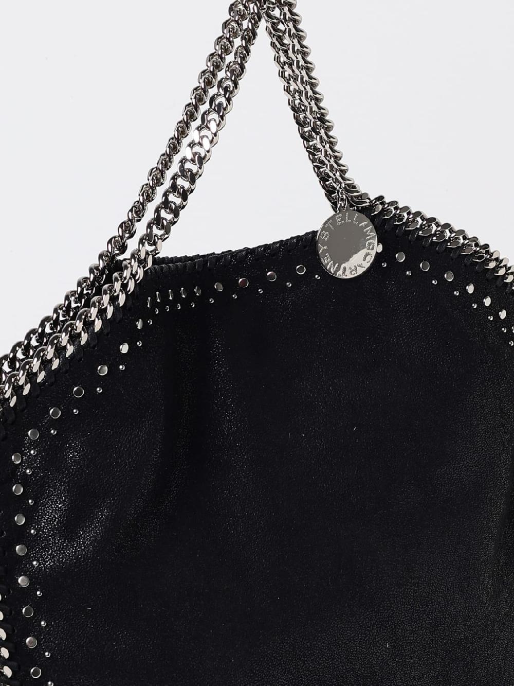 Giglio Borsa Falabella Stella McCartney In Pelle Sintetica Cracklè Con Borchie