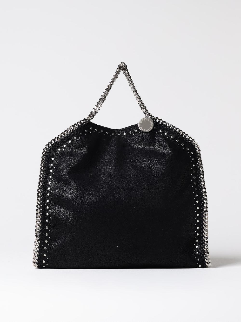 Giglio Borsa Falabella Stella McCartney in pelle sintetica cracklè con borchie