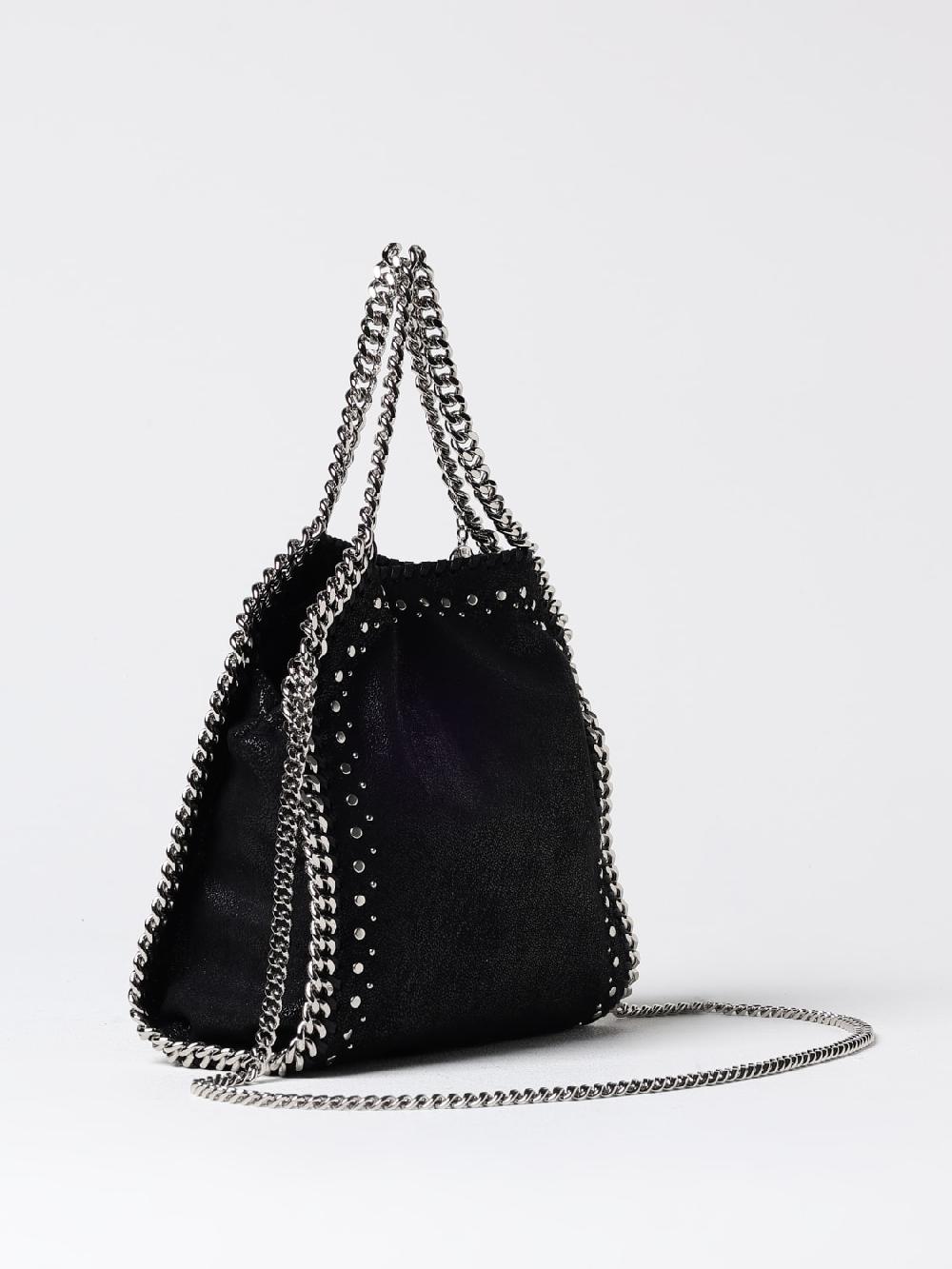 Giglio Borsa Falabella Stella McCartney In Pelle Sintetica Cracklè Con Borchie