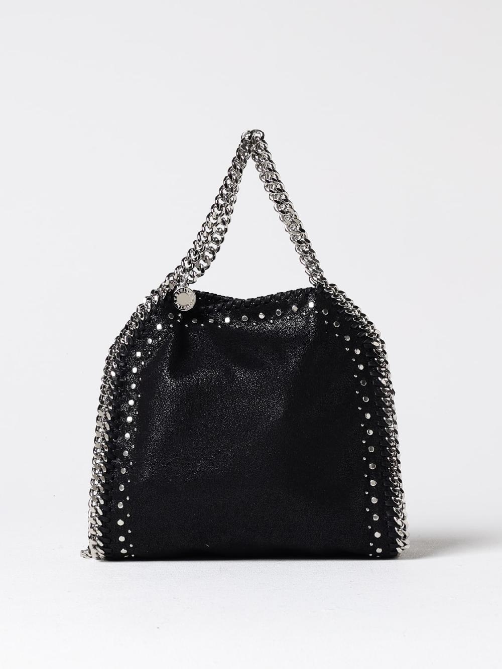 Giglio Borsa Falabella Stella McCartney in pelle sintetica cracklè con borchie