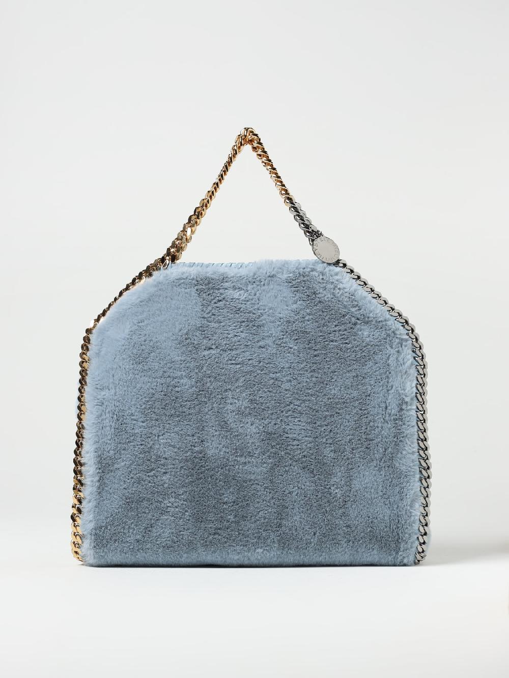 Giglio Borsa Falabella Stella McCartney in pelliccia sintetica con maglia chain