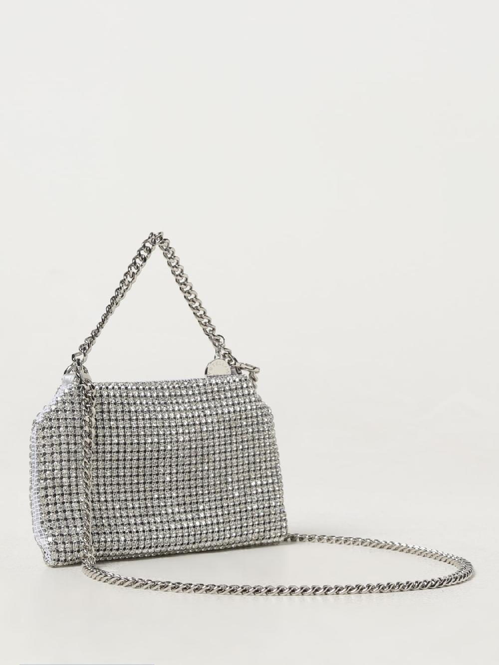 Giglio Borsa Falabella Stella McCartney In Raso Con Strass All Over