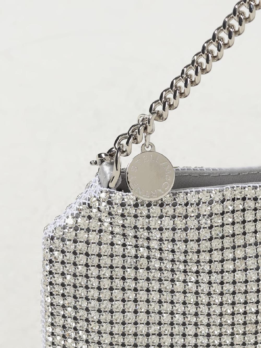 Giglio Borsa Falabella Stella McCartney In Raso Con Strass All Over