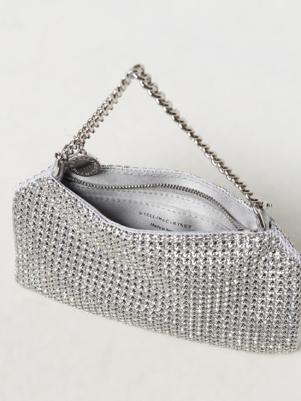 Giglio Borsa Falabella Stella McCartney In Raso Con Strass All Over