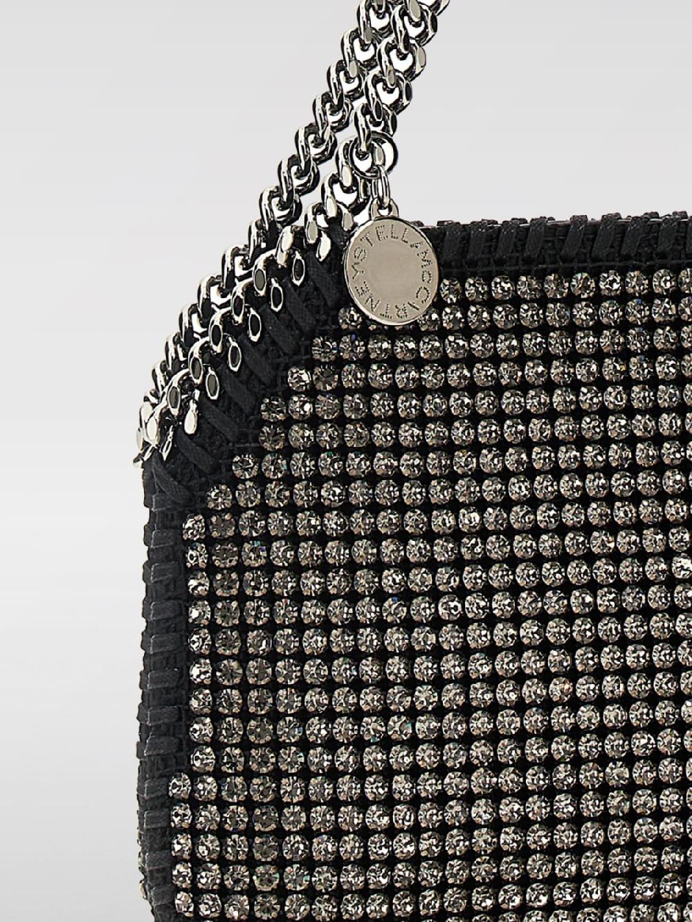 Giglio Borsa Falabella Stella McCartney In Tessuto Con Strass All Over