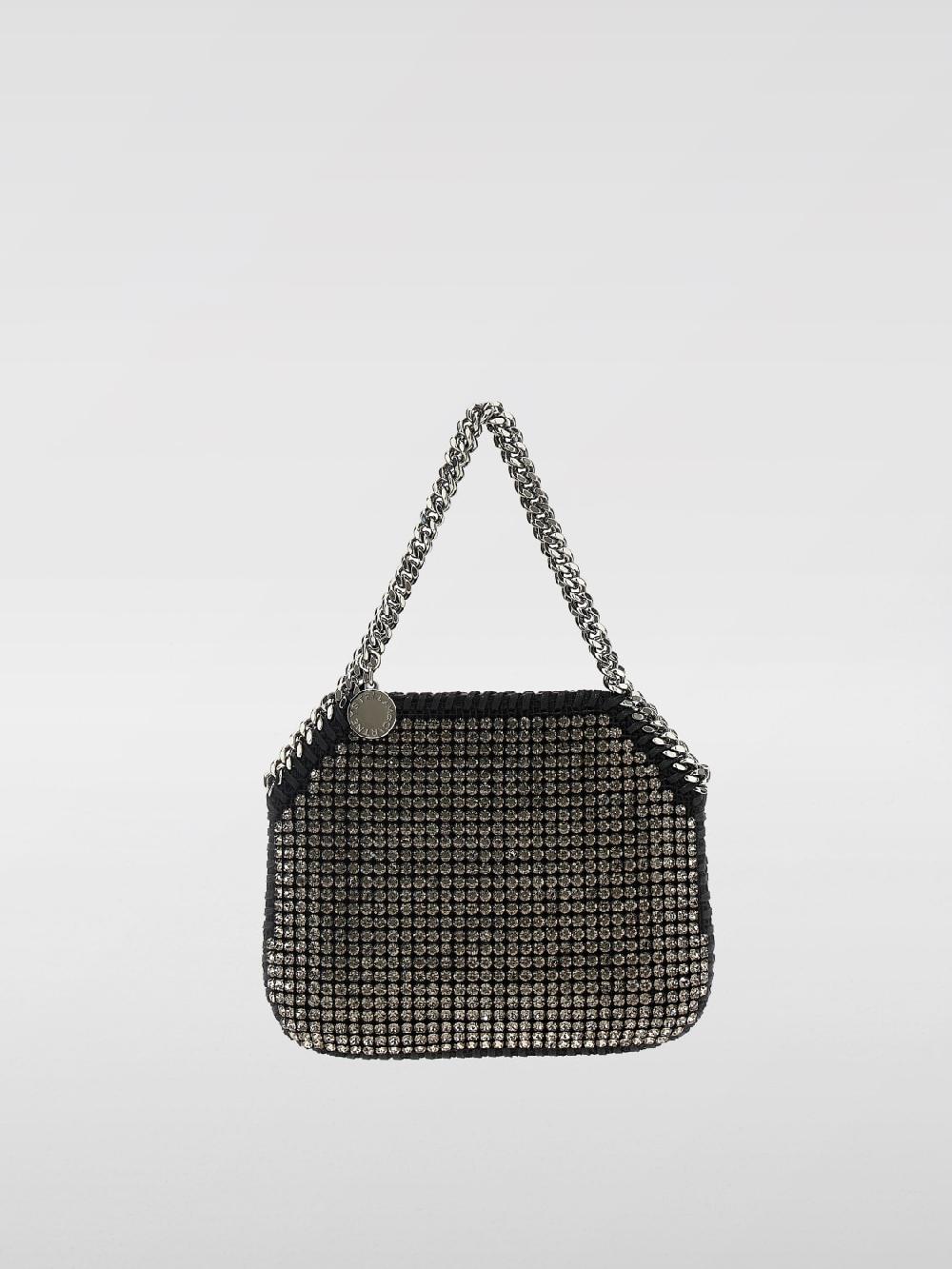 Giglio Borsa Falabella Stella McCartney in tessuto con strass all over