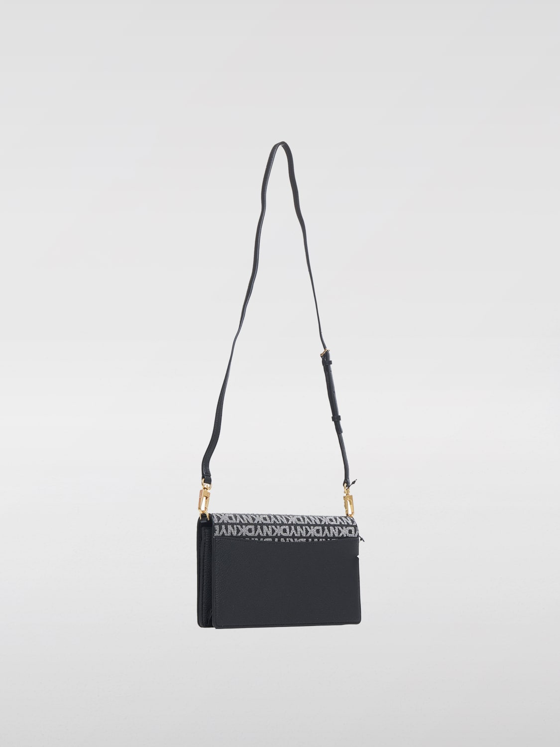 Giglio Borsa Farah Dkny In Cotone Spalmato Con Monogram All Over