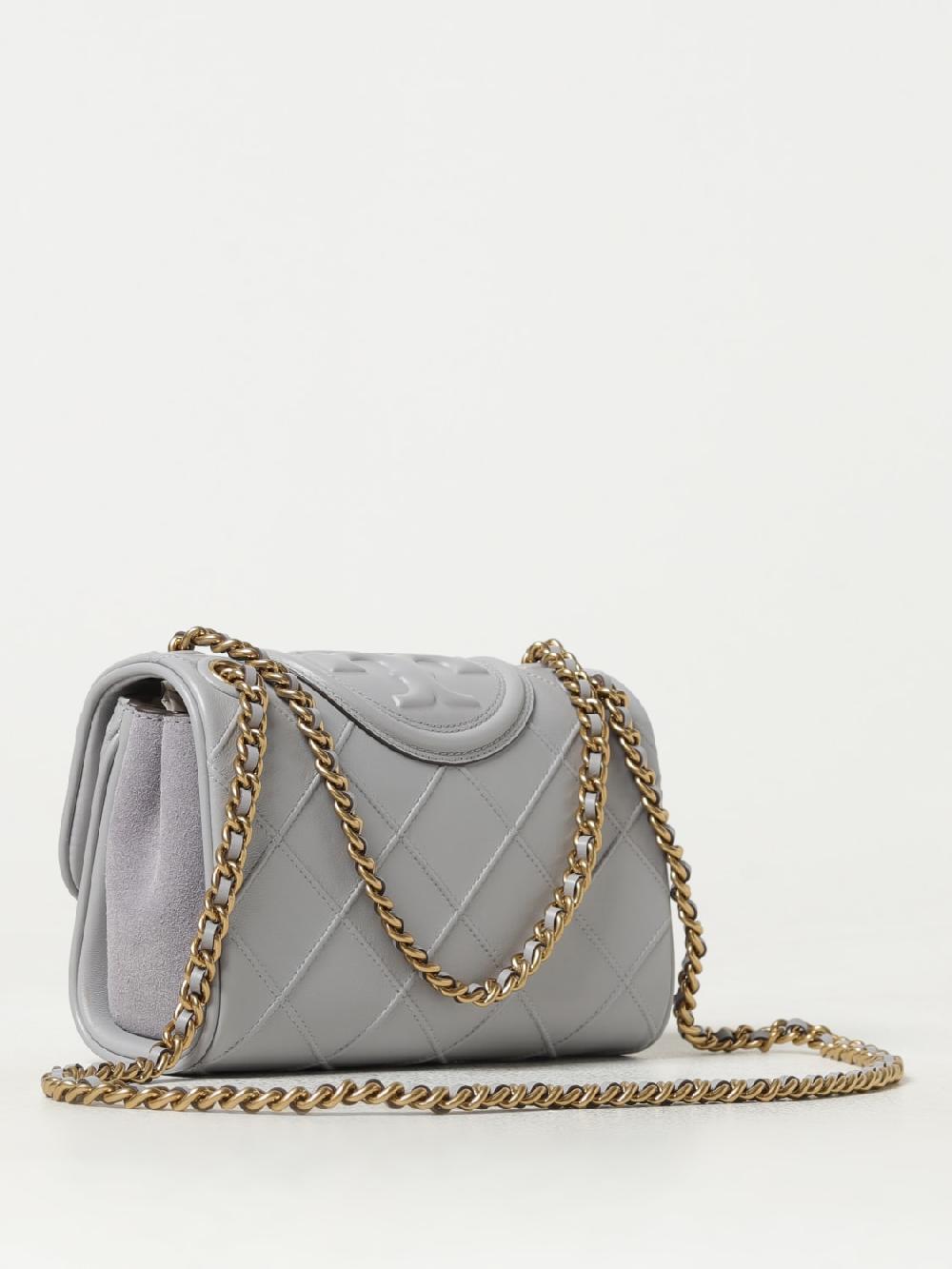 Giglio Borsa Fleming Tory Burch In Nappa Trapuntata E Camoscio