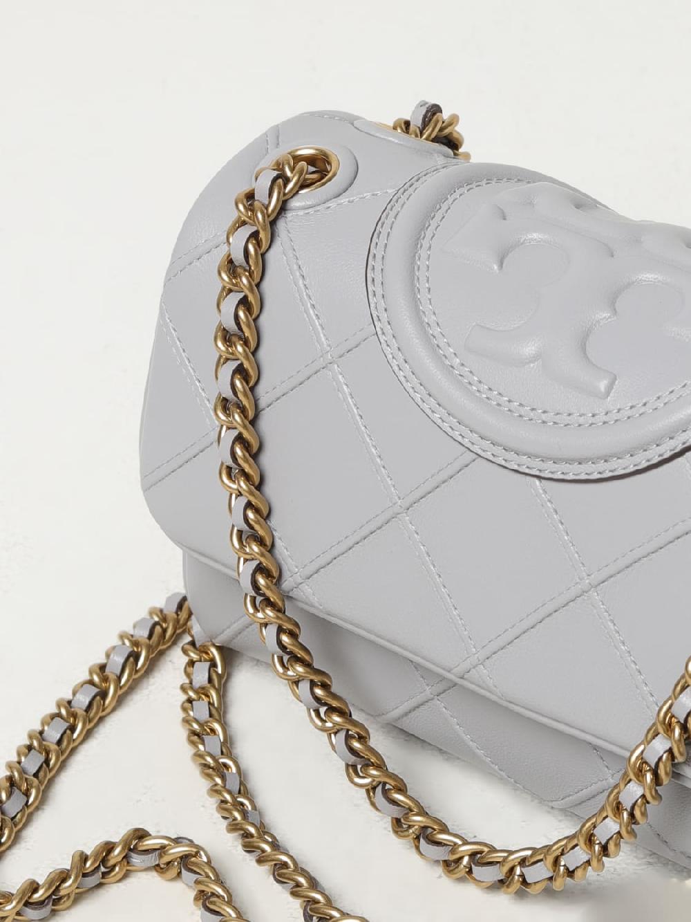 Giglio Borsa Fleming Tory Burch In Nappa Trapuntata E Camoscio