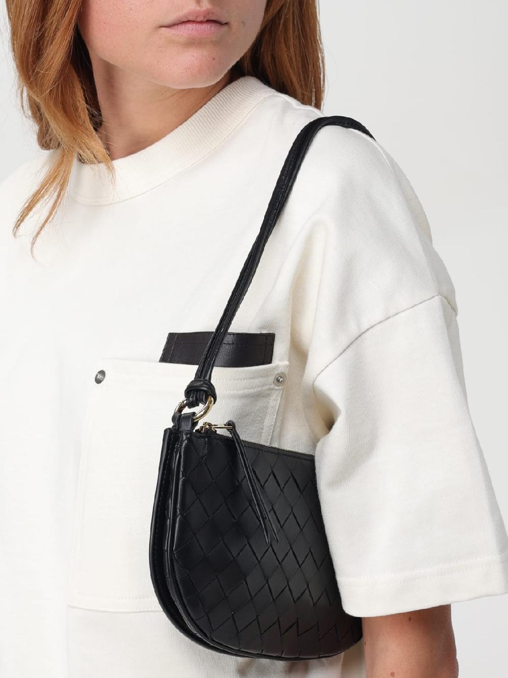 Giglio Borsa Gemellini Bottega Veneta In Nappa Intrecciata