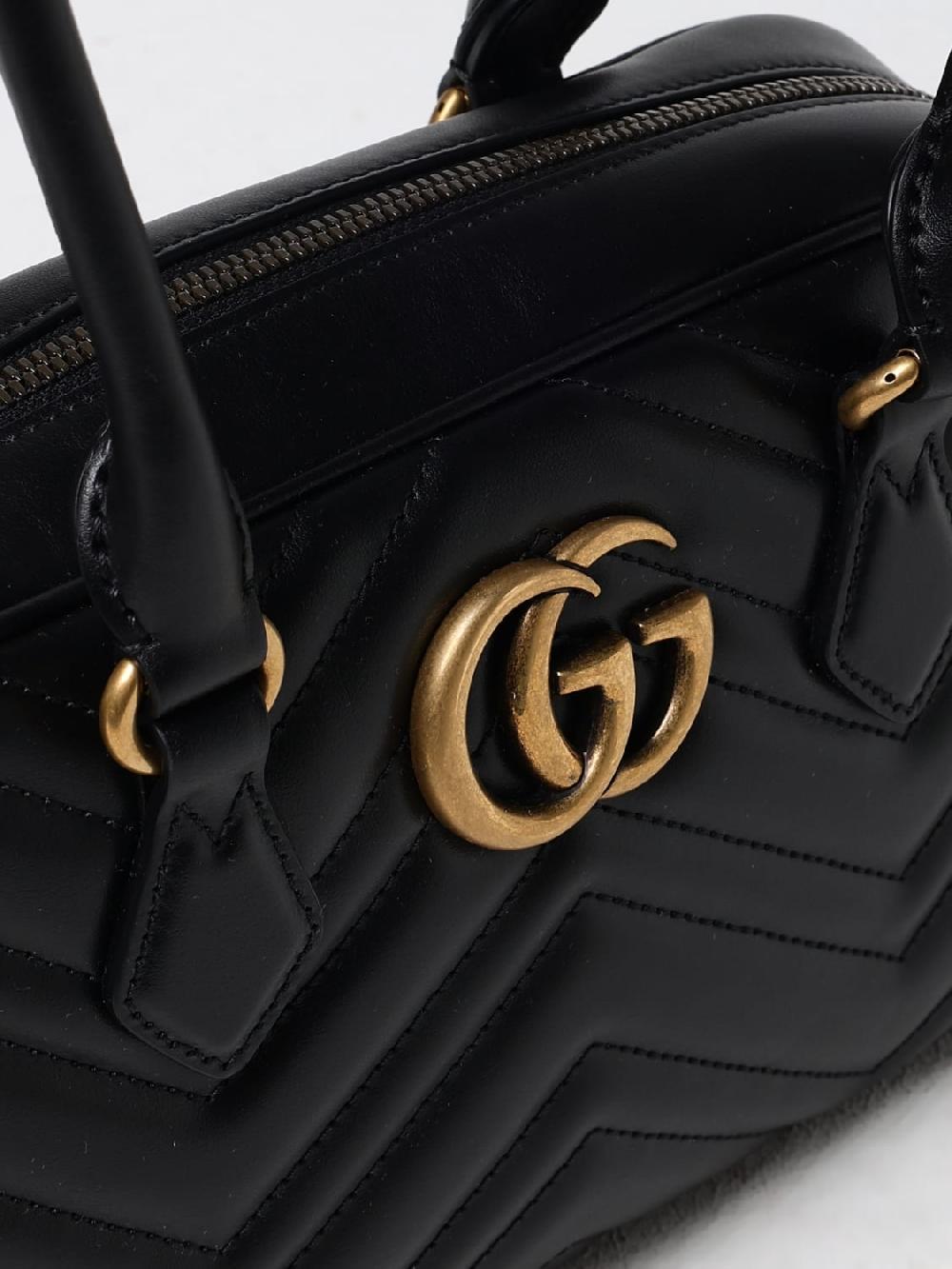 Giglio Borsa GG Marmont 2.0 Gucci In Pelle Trapuntata