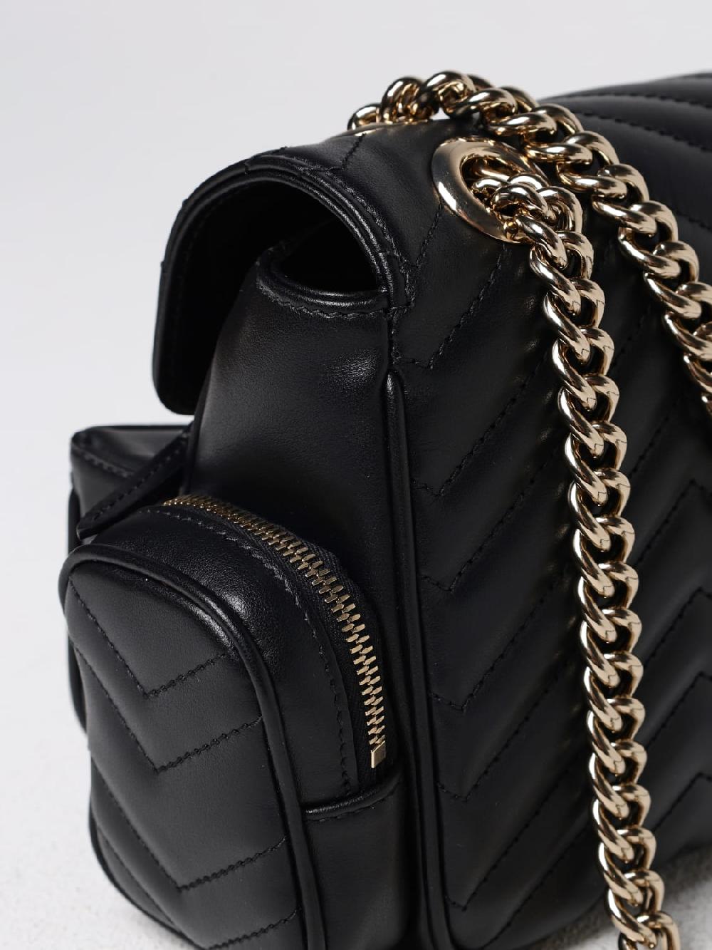 Giglio Borsa GG Marmont 2.0 Gucci In Pelle Trapuntata