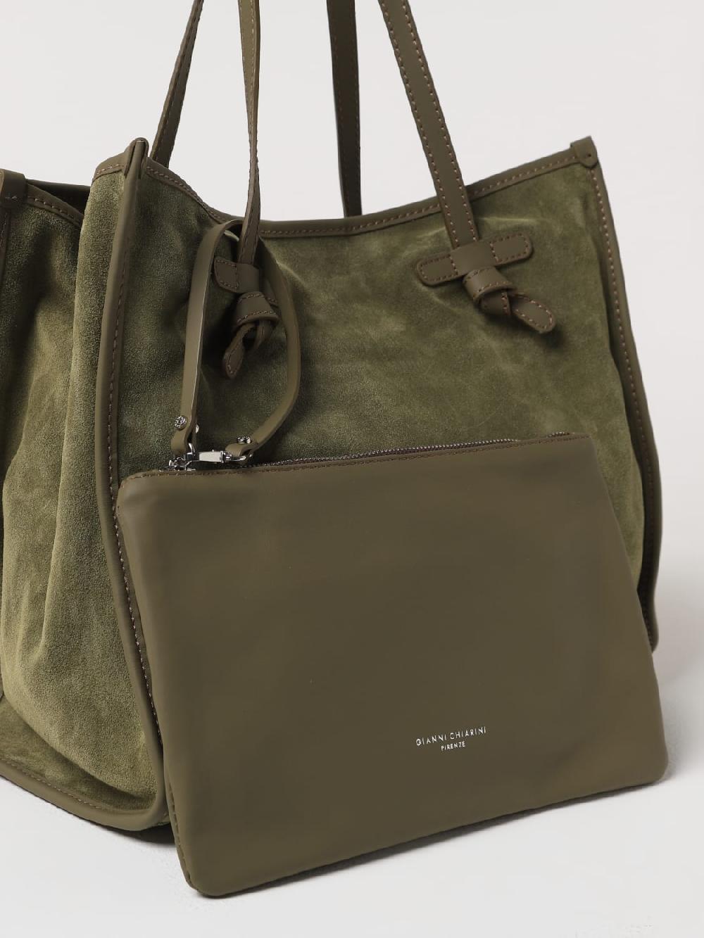 Giglio Borsa Gianni Chiarini Club Marcella In Camoscio