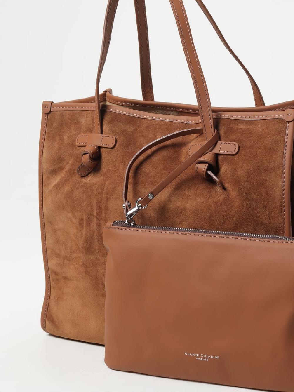 Giglio Borsa Gianni Chiarini Club Marcella In Camoscio
