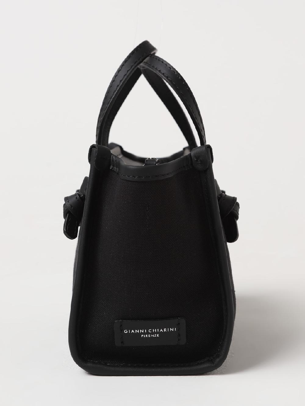 Giglio Borsa Gianni Chiarini Club Marcella In Canvas E Pelle