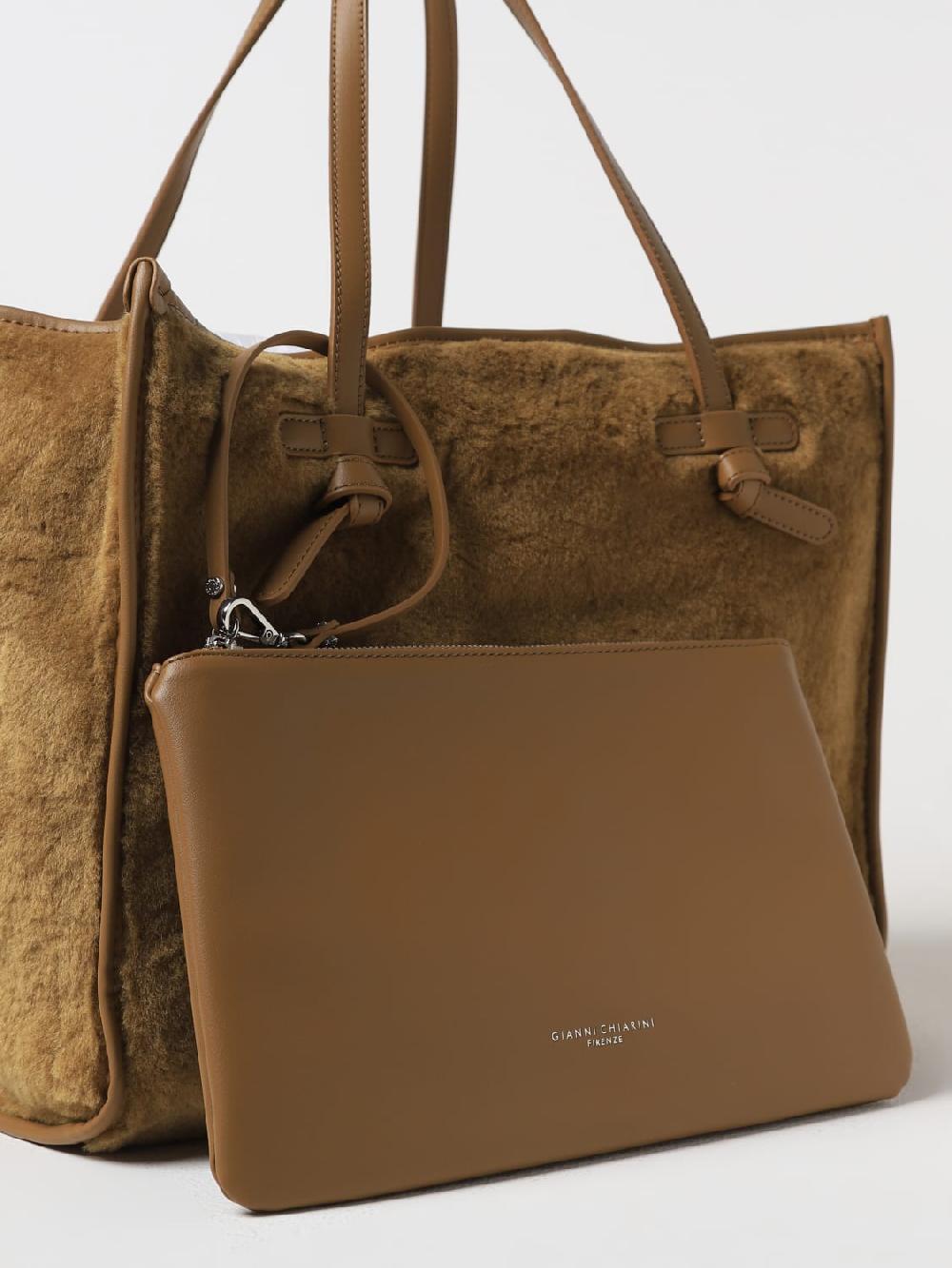 Giglio Borsa Gianni Chiarini Club Marcella In Pelliccia Sintetica