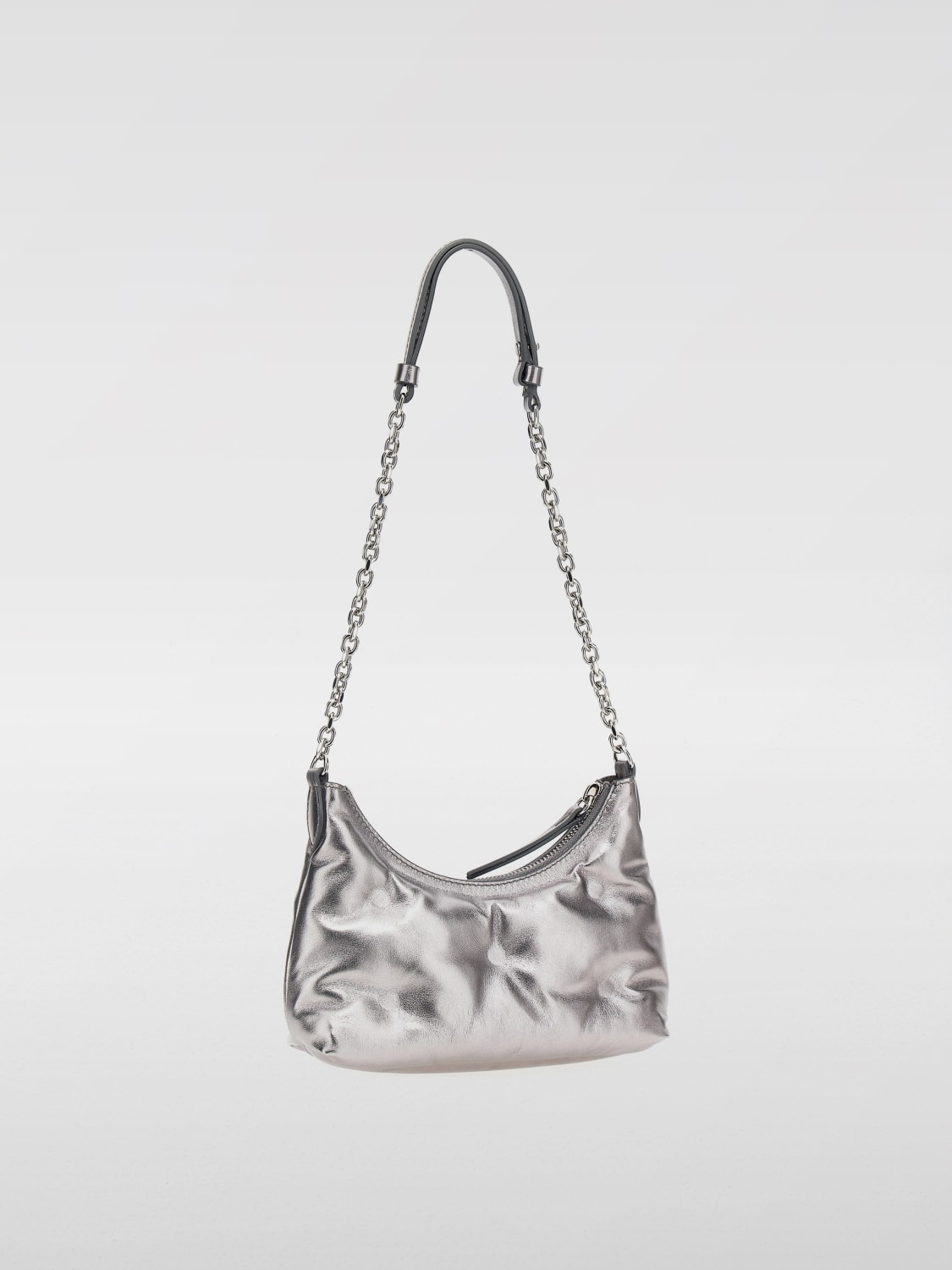 Giglio Borsa Glam Slam Maison Margiela In Pelle Metallizzata