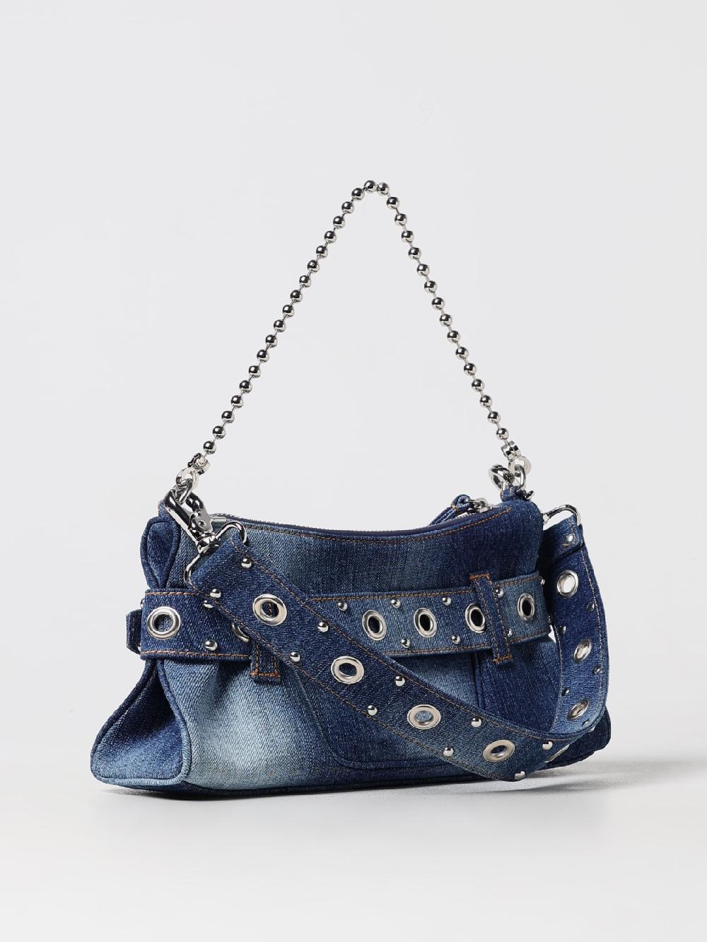 Giglio Borsa Gothic Belt Dsquared2 In Denim Di Cotone