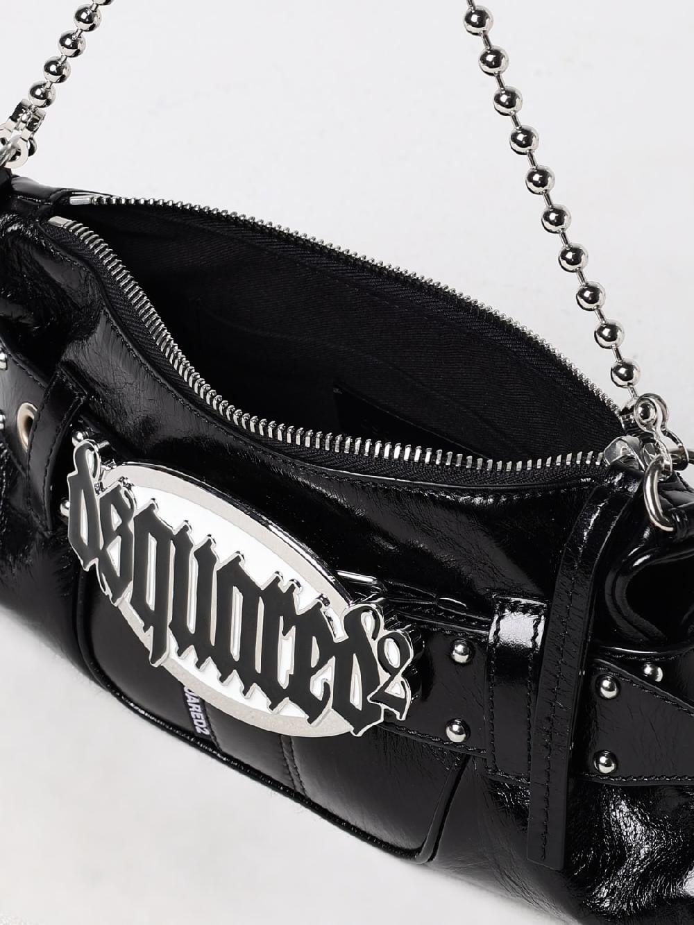 Giglio Borsa Gothic Belt Dsquared2 In Pelle Verniciata