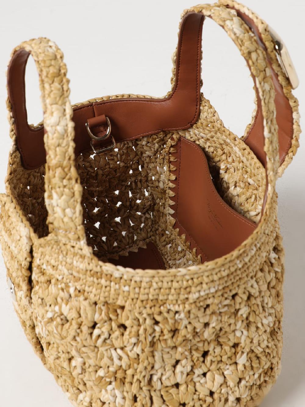 Giglio Borsa Grand Vivier Choc Roger Vivier In Rafia