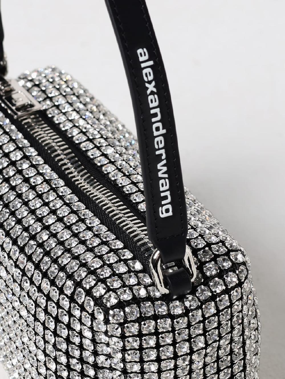 Giglio Borsa Heiress Alexander Wang In Tessuto Con Strass All Over