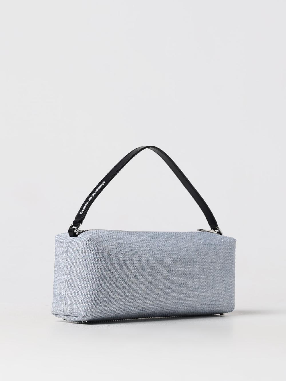 Giglio Borsa Heiress Flex Alexander Wang In Denim Con Strass