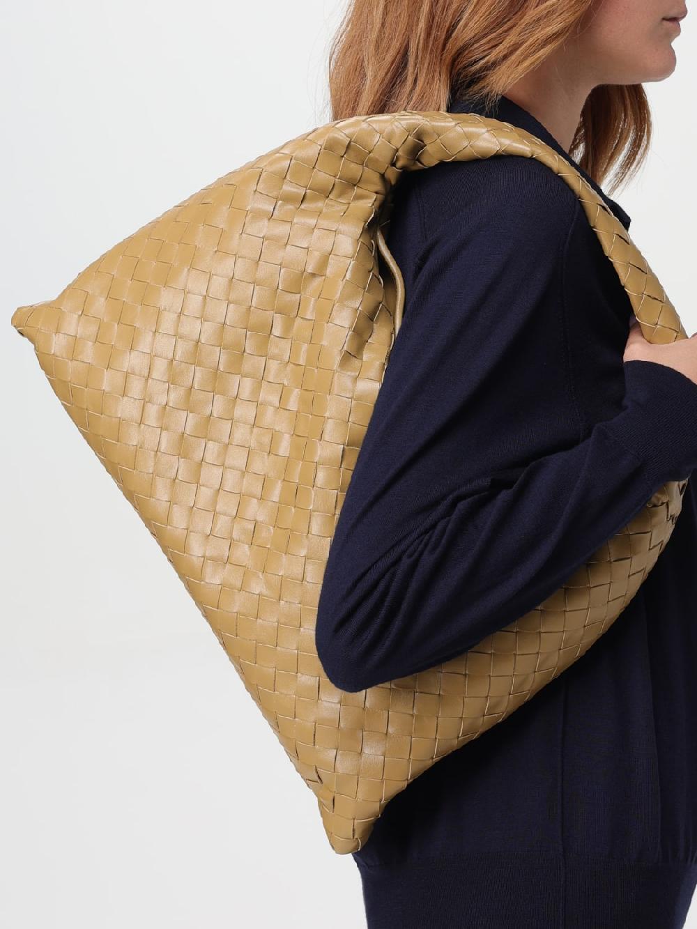 Giglio Borsa Hop Bottega Veneta In Pelle Intrecciata